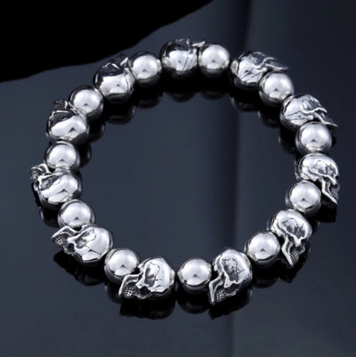 Pulsera de Calavera Titanio para Hombre - Diseño Minimalista - Image 9