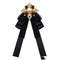 Baroque Palace Vintage Fabric Lace Bow Accessory Pin Black Pin Style