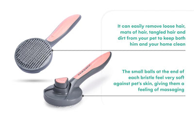 Cepillo Autolimpiable para Perros y Gatos - Deshedding y Masaje - Image 11