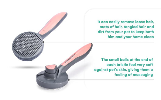 Cepillo Autolimpiable para Perros y Gatos - Deshedding y Masaje - Image 11
