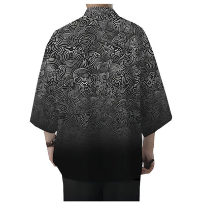 Cardigan Suelto Estampado 3D Versátil para Hombre - Image 6