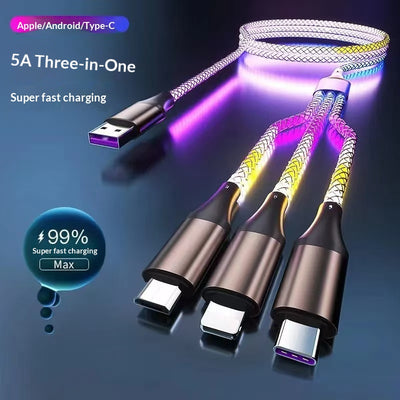 Cable de Carga Luminoso RGB - Diseño Colorido y Funcional - Image 9