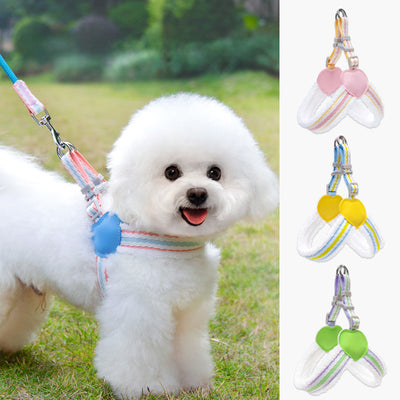 Arnés Respirador para Perros Pequeños y Medianos - Chaleco Cómodo para Paseos de Verano