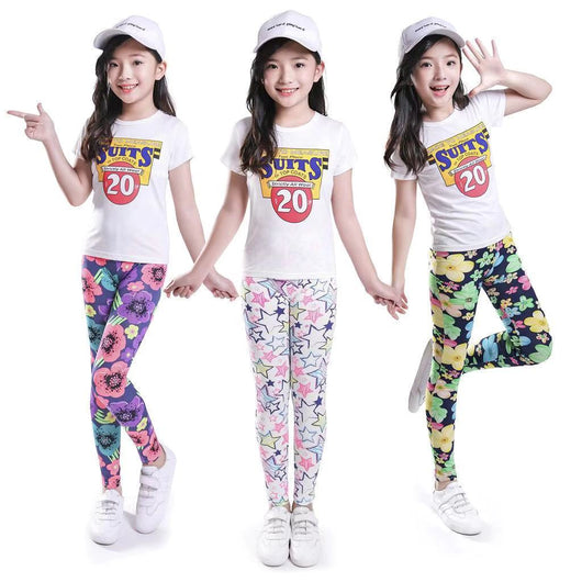 Leggings Tobilleros Multicolor Estampados para Niños - Image 12