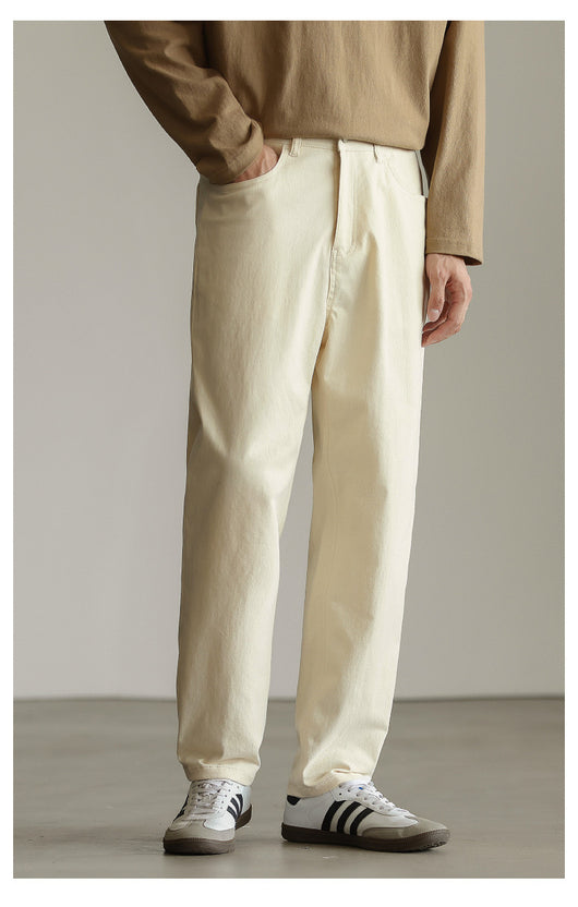 Pantalón Cropped Recto de Mezclilla Elástica - Image 14