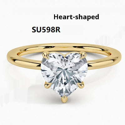 Anillo Chapado en Oro 18K con Diamante de Cultivo para Mujer - Image 16