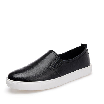 Zapatos Blancos de Cuero para Mujer con Suela Gruesa - Cómodos y Casuales - Image 14