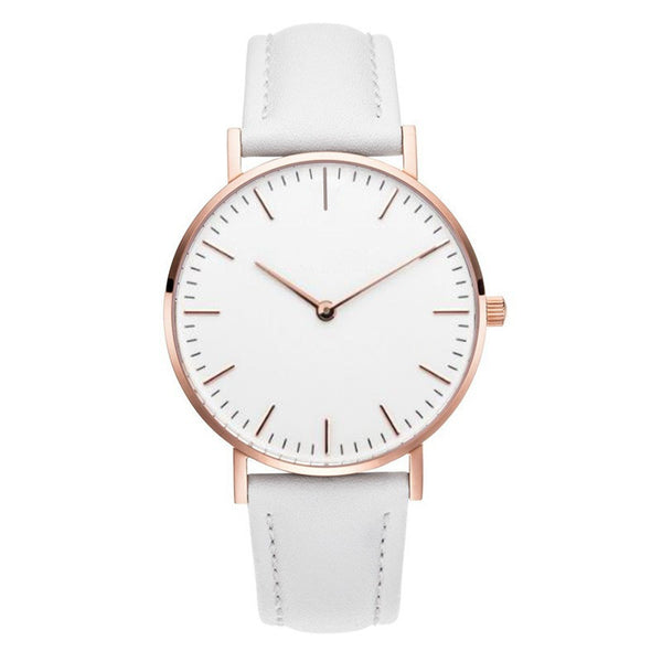 Reloj para Mujer de Correa Simple con Esfera Grande de Cuarzo - Image 9