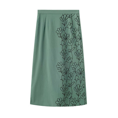Falda Recta Floral Primavera Verano - Image 14