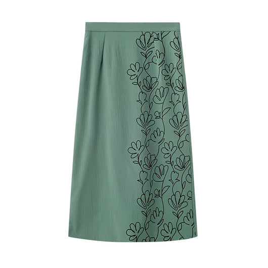Falda Recta Floral Primavera Verano - Image 14