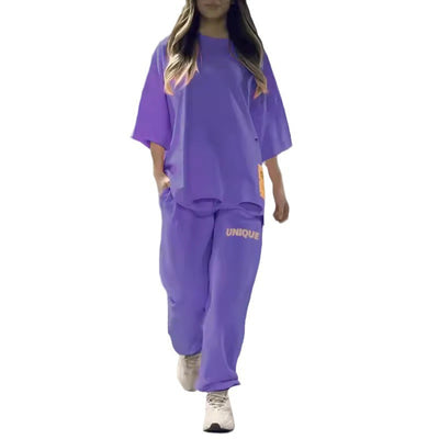 Conjunto de Dos Piezas: Playera Oversized y Pantalón Holgado - Image 5