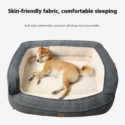Cama Ortopédica para Perros Cuatro Estaciones con Funda Removible y Lavable - Image 2