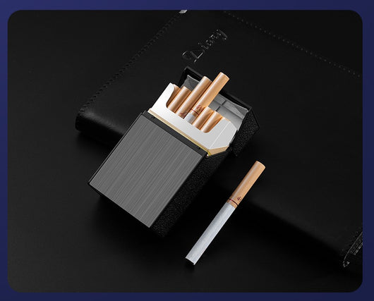 Encendedor Recargable USB con Estuche Portacigarrillos Resistente al Viento - Image 18