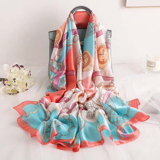 Pañuelo de Seda Versátil para Primavera, Otoño e Invierno - Image 13