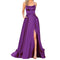 Vestido Largo Ajustado con Hombros Descubiertos para Damas de Honor y Eventos