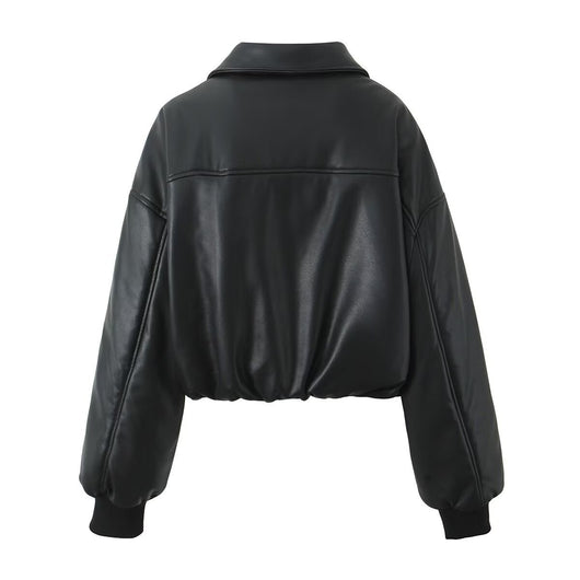 Chaqueta de Cuero PU para Motociclista Estilo Pan - Image 16