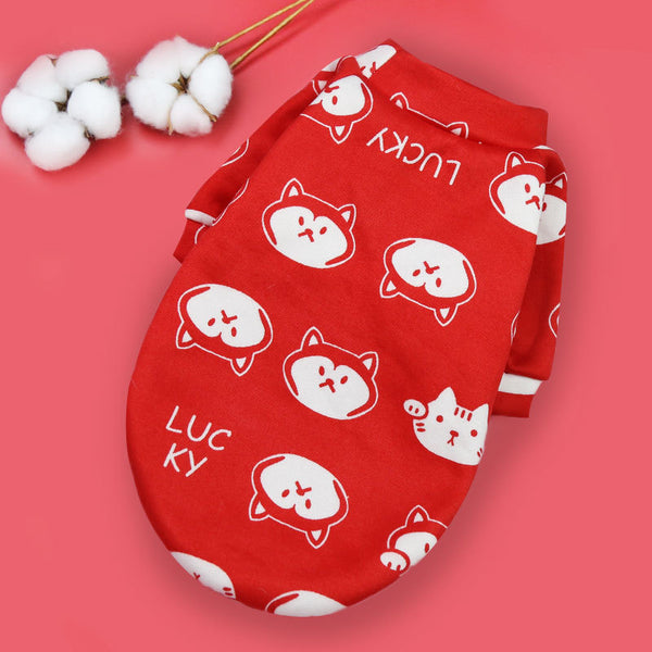 Suéter de Dos Patas con Estampado de Dibujos Animales y Forro de Terciopelo para Mascotas - Image 16