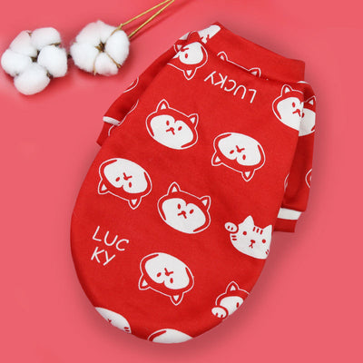 Suéter de Dos Patas con Estampado de Dibujos Animales y Forro de Terciopelo para Mascotas - Image 16