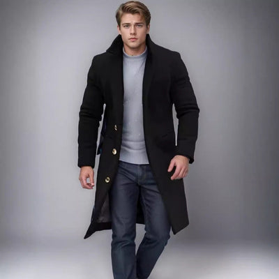 Abrigo Trinchera Clásico para Hombre - Image 3