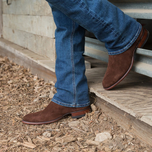 Botas de Ante para Hombre Tacón Bajo Clásicas Tallas 38-48 - Image 10