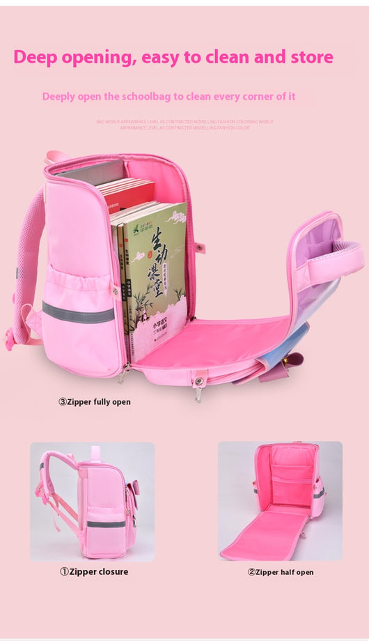 Mochila Escolar Protectora de Columna Vertebral con Gran Capacidad - Image 12