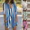 Cardigan Largo Estampado Mujer Botones Suelto