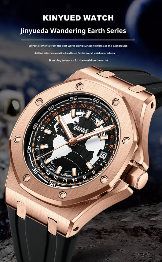Reloj Mecánico Automático para Hombre con Esfera Calada - Image 9