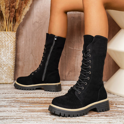 Botas Martin Altas para Mujer con Suela Gruesa Reforzada - Image 11