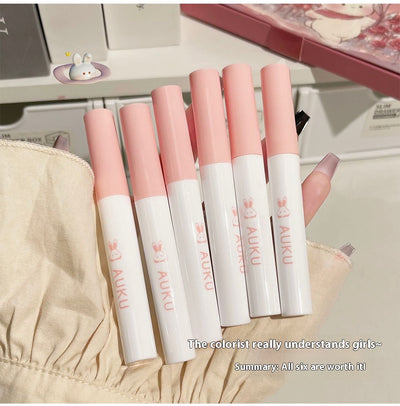 Set de 6 Labiales Mate Velvetado Blanco - Acabado Profesional para Fiestas - Image 4