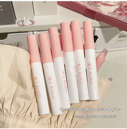 Set de 6 Labiales Mate Velvetado Blanco - Acabado Profesional para Fiestas - Image 4