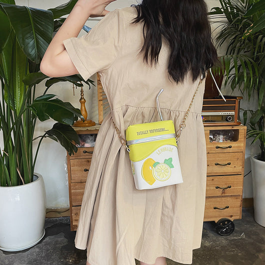 Bolso Bandolera Frutal Bordado - Fresa y Limón - Image 58