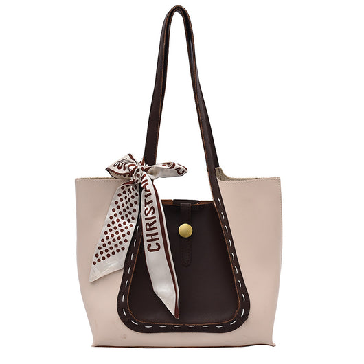 Pañuelo de Seda con Estampado de Puntos y Moño - Bolsa Pequeña Coordinable - Image 15