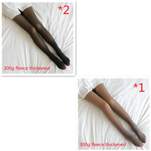 Leggings Térmicos Translúcidos Talla Grande con Forro Polar - Pantimedias Cálidas para Invierno - Image 52