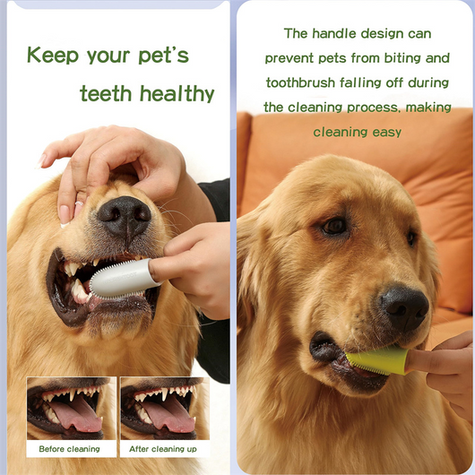 Cepillo de Dientes para Mascotas - Dedo Silicona Limpieza Oral Perros y Gatos - Image 22