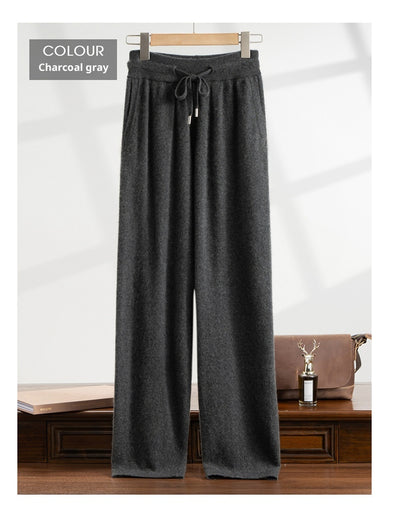 Pantalón de Vestir Elástico Cintura Alta Holgado Pierna Recta - Image 14