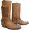 Botas de Cuero para Hombre con Tacón Alto y Bordado de Caballero