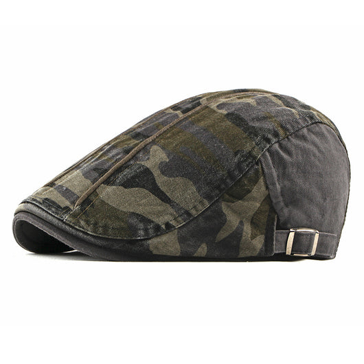 Gorra Béret Camuflaje para Hombre - Estilo Militar Lavable - Image 6