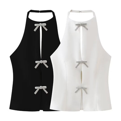 Blusa con Cuello Decorativo de Moño - Image 5