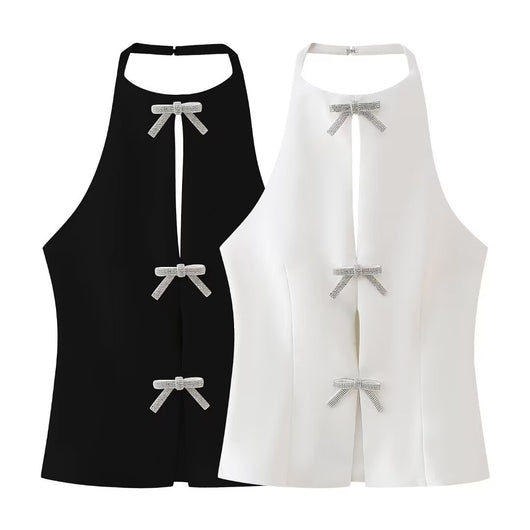Blusa con Cuello Decorativo de Moño - Image 5