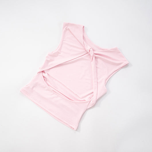 Blusa Ajustada Escote Bardot sin Espalda en Colores Lisos - Image 21