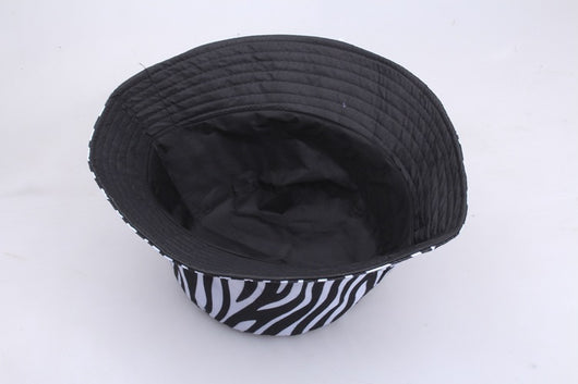 Gorra Pescador Cebra Estilo Coreano Trendy para Mujer - Image 5