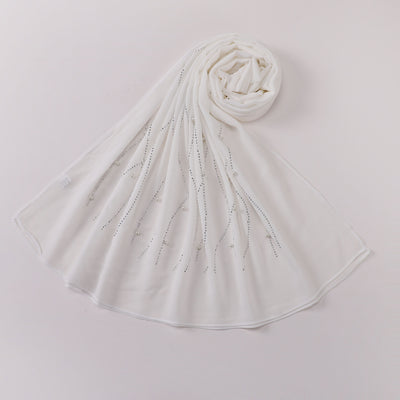 Pañuelo Brillante con Malla y Cristales para Mujer - Image 7
