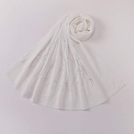 Pañuelo Brillante con Malla y Cristales para Mujer - Image 7