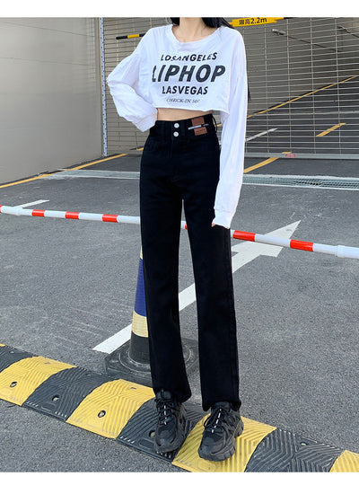 Pantalones Vaqueros de Cintura Alta y Pierna Ancha para Mujer - Image 21