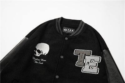 Chaqueta de Béisbol Calavera y Espadas para Hombre - Image 10