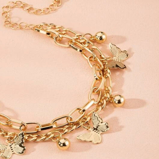 Pulsera Mariposa Elegante con Borlas - Set Mayorista - Image 8