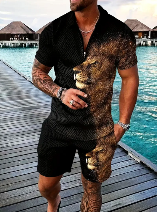 Conjunto Deportivo Polo y Shorts para Hombre - Image 7