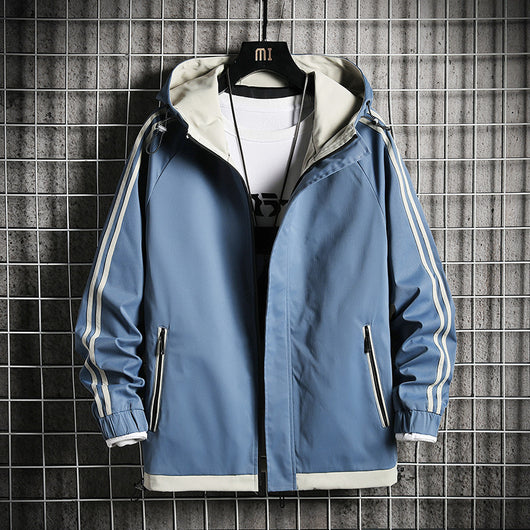 Chaqueta Cardigan de Trabajo con Capucha y Tres Barras para Hombre - Image 10