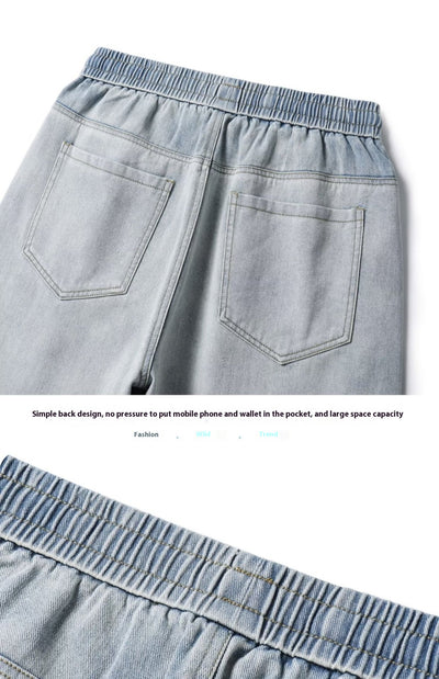 Pantalones Vaqueros Rectos Anchos para Hombre - Comodidad y Estilo Casual - Image 19