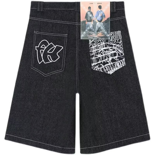 Shorts de Mezclilla Holgados para Hombre - Estilo Costa Oeste Estadounidense - Image 5